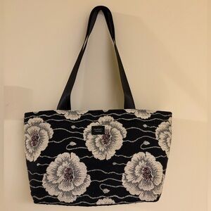 MADISON Handbags Floral Fabric 14” x 7.5” x 5”, Handles Lenght 14.5”